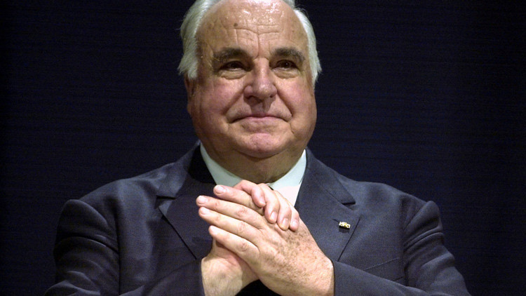 Helmut Kohl, excanciller de Alemania entre 1982 y 1998