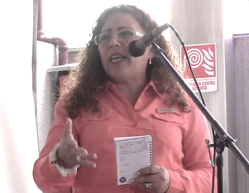Maribel García en el 1er Encuentro por la Paz y el Diálogo Nacional Integrador