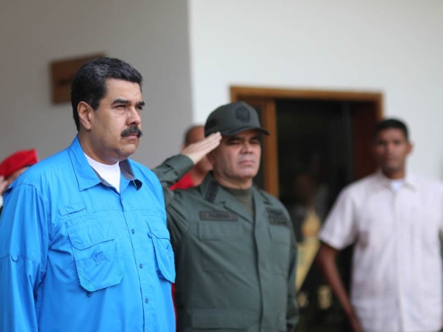El presidente de la República, Nicolás Maduro y el Ministro de la Defensa, Vladimir Padrino López