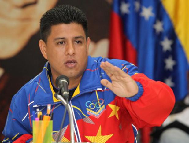 El ministro del Poder Popular para la Juventud y Deporte, Pedro Infante