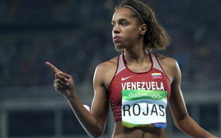 Campeona  venezolana Yulimar Rojas