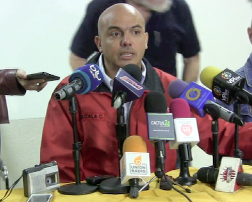 Mayor-general (R) Cliver Alcalá Cordones durante la rueda de prensa del Chavismo Crítico indico que : nosotros no avalamos ningún tipo de violencia