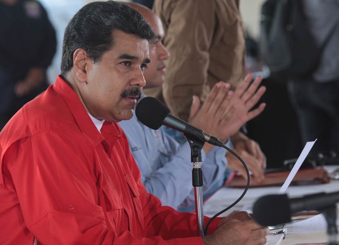 El presidente de la República, Nicolás  Maduro