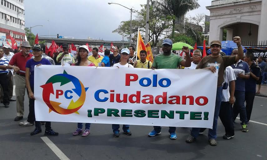 Activistas de Polo Ciudadano