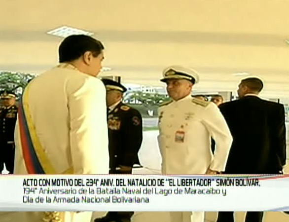 El presidente Maduro preside el acto conmemorativo del 194 aniversario de la Armada Nacional Bolivariana