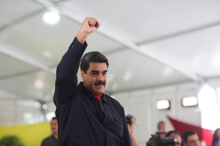 El presidente Maduro desde el Palacio de Miraflores, en Caracas