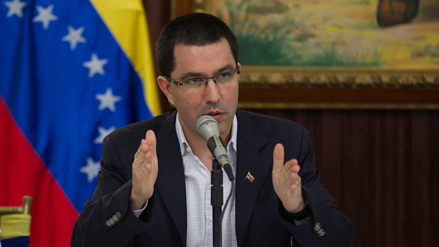 El canciller de Venezuela, Jorge Arreaza