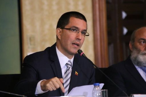 El Canciller de la República Bolivariana de Venezuela, Jorge Arreaza.