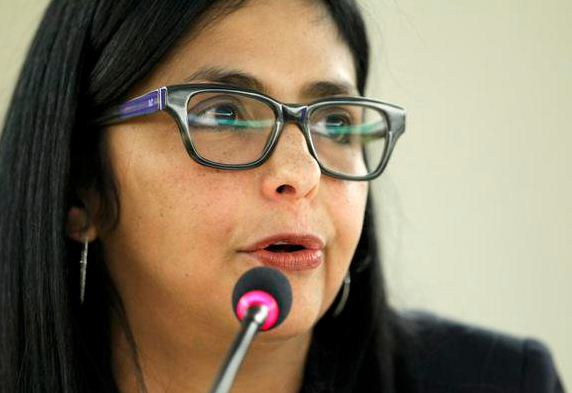 La presidenta de la Asamblea Nacional Constituyente (ANC), Delcy Rodríguez.