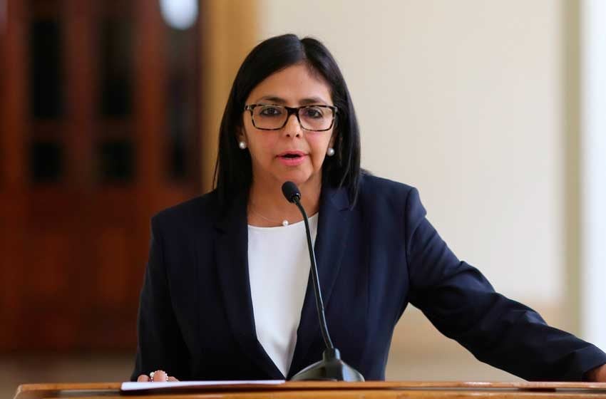 La presidenta de la ANC, Delcy Rodríguez.