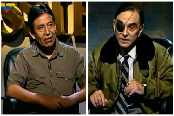 David Choquehuanca y Walter Martínez