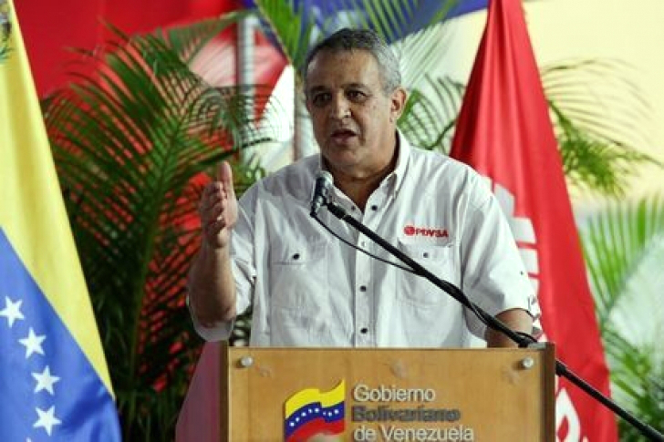 El ministro de Petróleo, Eulogio Del Pino.