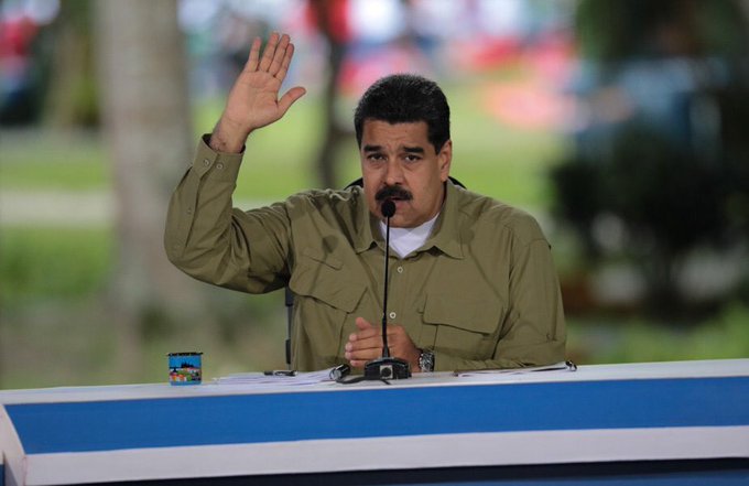 El presidenre Maduro desde el parque Vinicio Adames en el estado Miranda