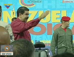 El presidente Maduro en acto con los candidatos electos a Constituyentes en el Poliedro de Caracas