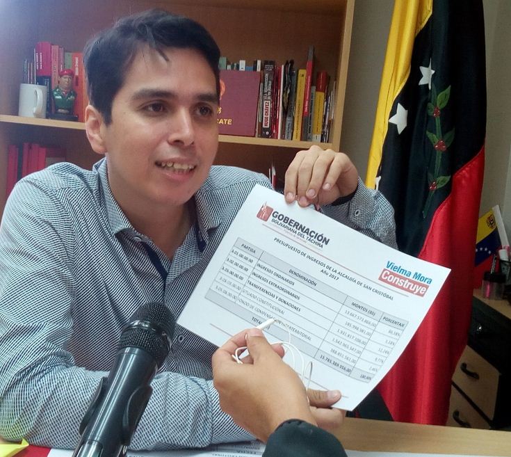 El director de Planificación y Desarrollo del gobierno bolivariano del Táchira,
