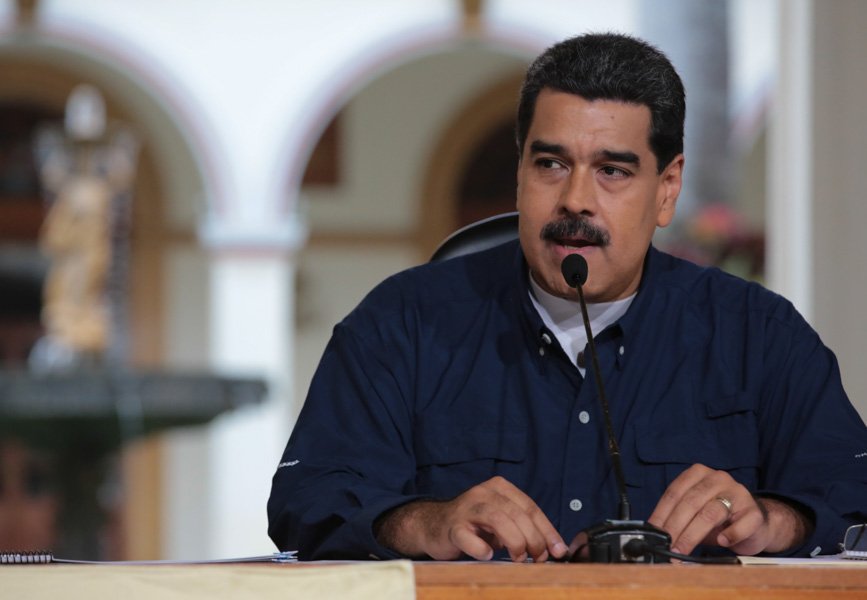 El presidente de la Republica, Nicolás Maduro