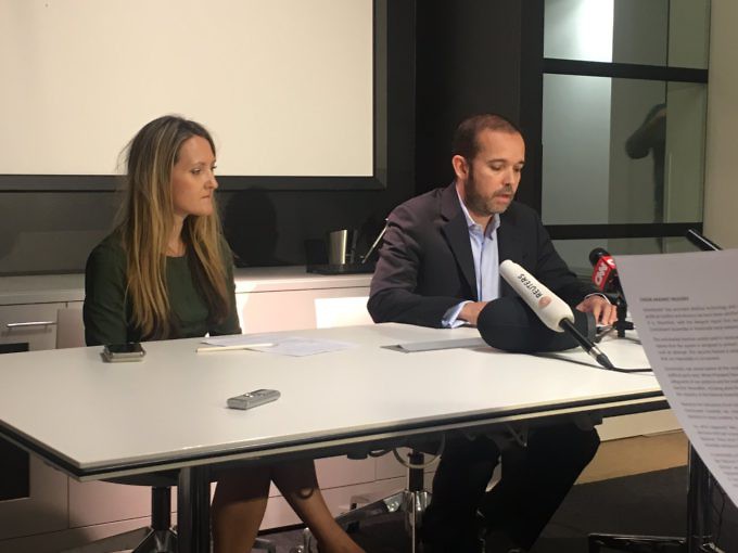 Antonio Mugica, presidente de SmartMatic desde Londres.