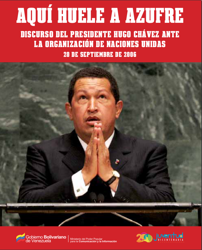 VIDEO) Maduro: El Comandante Chávez dejó en evidencia al imperialismo con  la frase “En este lugar huele a azufre”