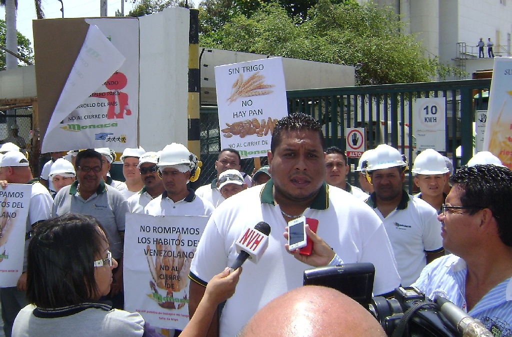 Diasmir Alzolar, directivo sindical en MONACA