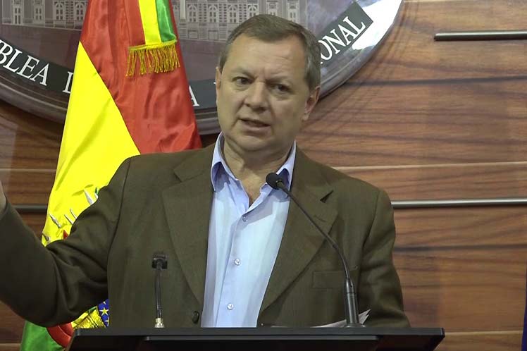 El presidente de la Cámara de Senadores de Bolivia, José Alberto González