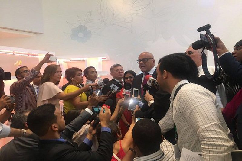 El alcalde de Caracas se mostró optimista en torno a los resultados de esta primera ronda.