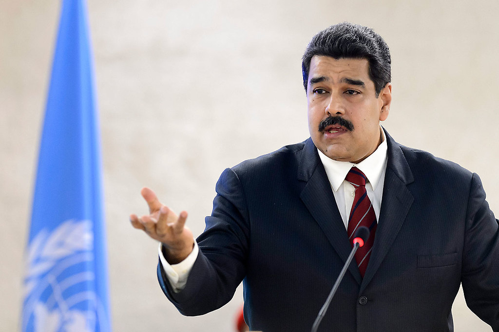En una visita ONU Ginebra que realizó el presidente Maduro en noviembre de 2015.