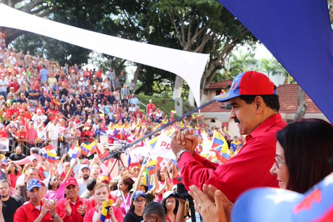 El presidente Maduro en el cierre de la jornada Todos Somos Venezuela: diálogo mundial por la paz, la soberanía y la democracia bolivariana