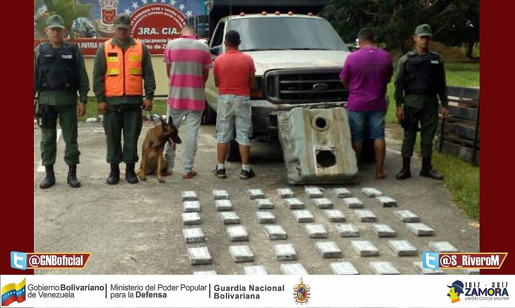 45 panelas de cocaína incautadas en Mérida