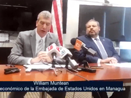 William Muntean, consejero económico de la embajada de Estados Unidos en Managua