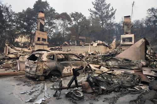 Suman 21 fallecidos por los incendios en California
