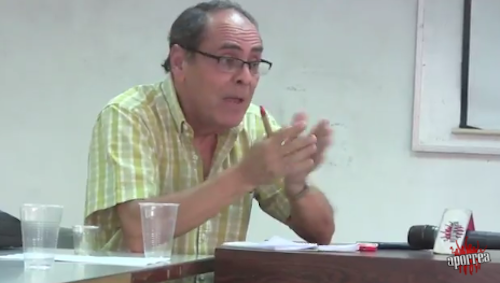 Héctor Navarro en el Seminario Crisis Civilizatoria, Política Internacional y Geopolítica