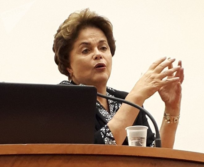 La expresidenta de Brasil, Dilma Rousseff.