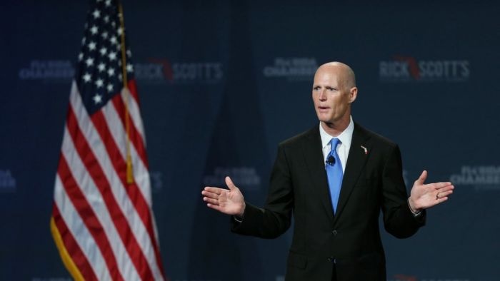 El gobernador de Florida, Rick Scott