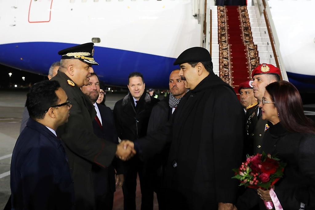 El presidente de la República, Nicolás Maduro a su llegada a Rusia