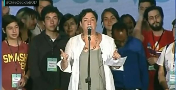 Beatriz Sánchez fue la candidata del Frente Amplio