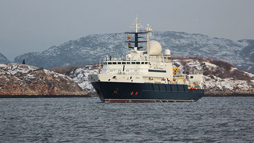 El buque oceanográfico ruso Yantar.