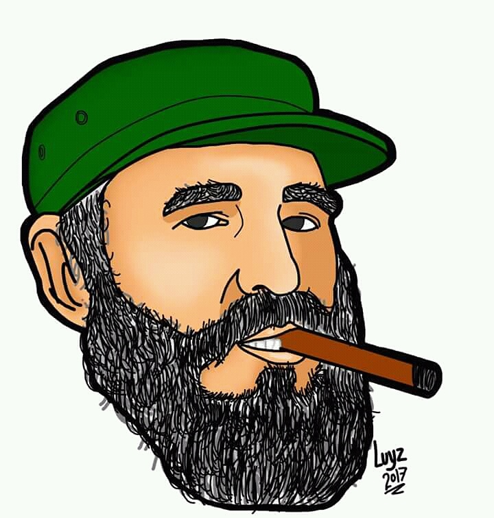 Caricatura de Luyz... Por siempre Fidel