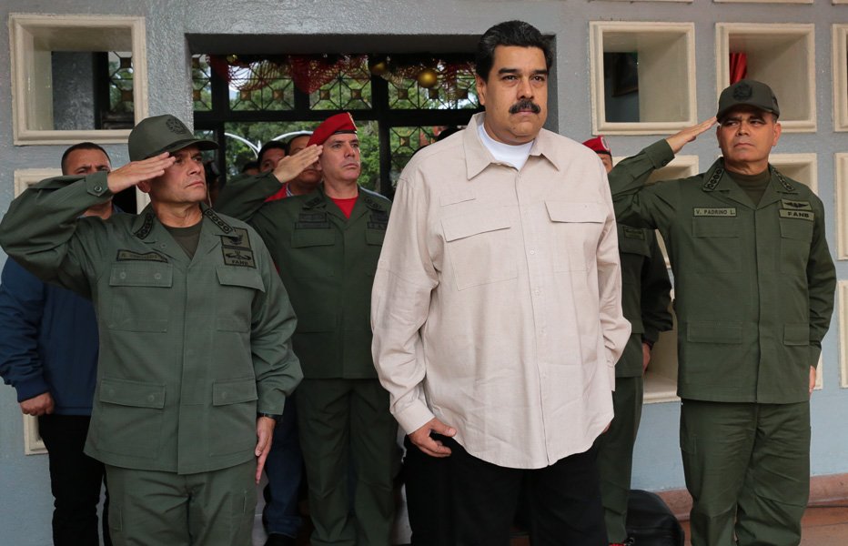 El presidente Maduro en encuentro con los militares de las FANB, en Caracas