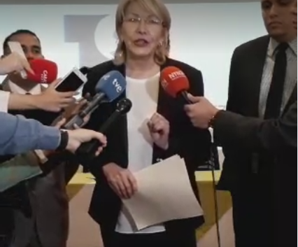 La ex-Fiscal General de la República, Luisa Ortega Díaz