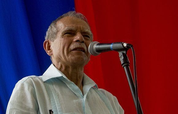 Oscar López Rivera en Cuba