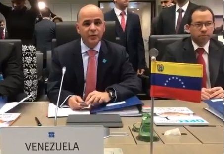 El  ministro venezolano del Petróleo, el general Manuel Quevedo