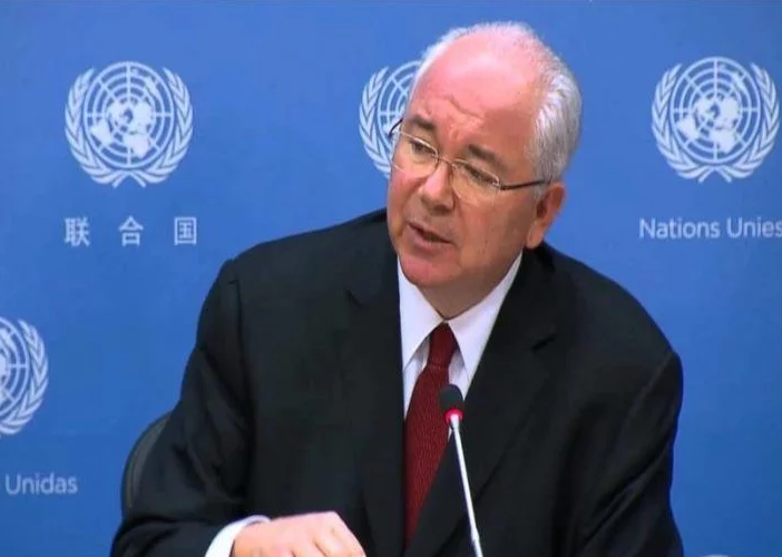 Rafael Ramírez, embajador de Venezuela ante la Organización de las Naciones Unidas (ONU)