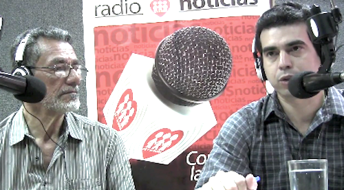 Manuel Isidro Molina en el programa Diálogo Alternativo de la Radio Fe y Alegría entrevistado por Gustavo Martínez Rubio