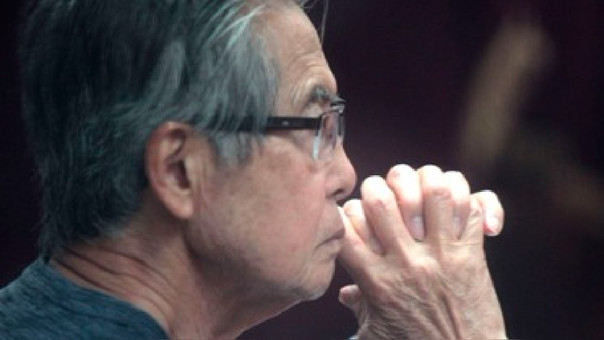 El recién indultado ex presidente de Perú, Alberto Fujimori