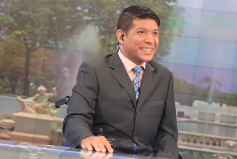 El periodista de Venezolana de Televisión (VTV), Juan Carlos Mora