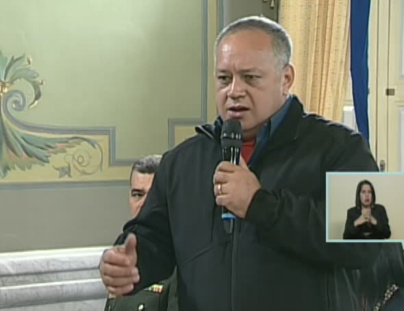 El Constituyente Diosdado Cabello.