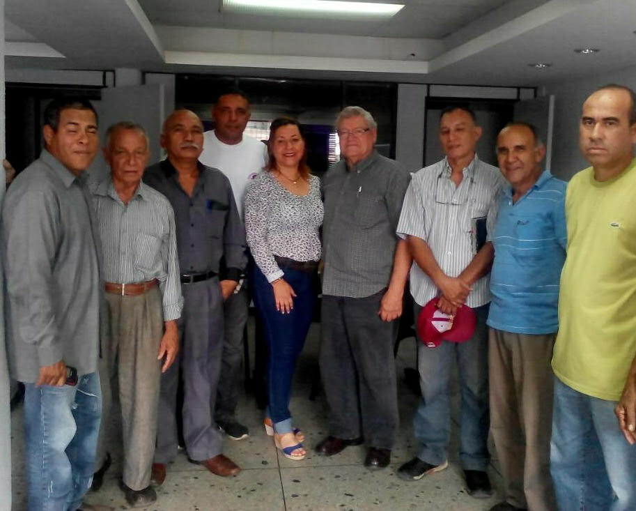 Alexis Campos, Francisco Visconti y demás voceros del Frente Amplio Nacional Bolivariano (FANB)