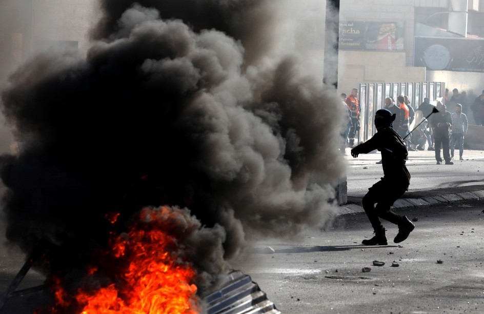 Protestas en "el día de la Ira" en Palestina