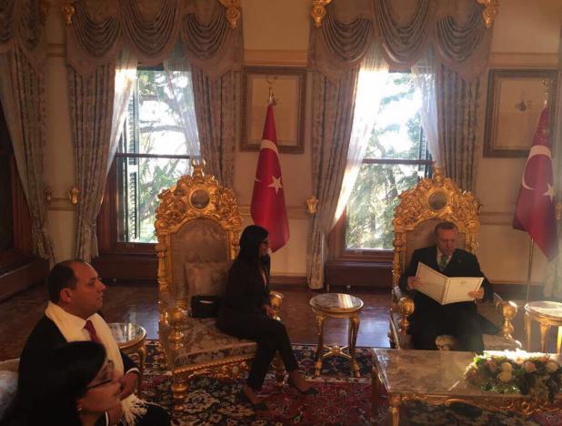  Delcy Rodríguez, sostuvo un encuentro con el Presidente de Turquía, Recep Tayyip Erdogan.