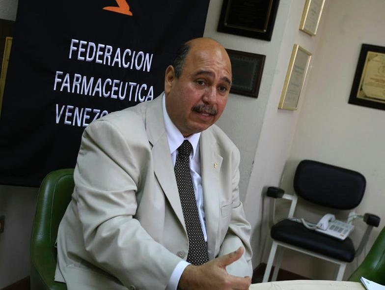 El presidente de la Federación Farmacéutica Venezolana (Fefarven), Freddy Ceballos